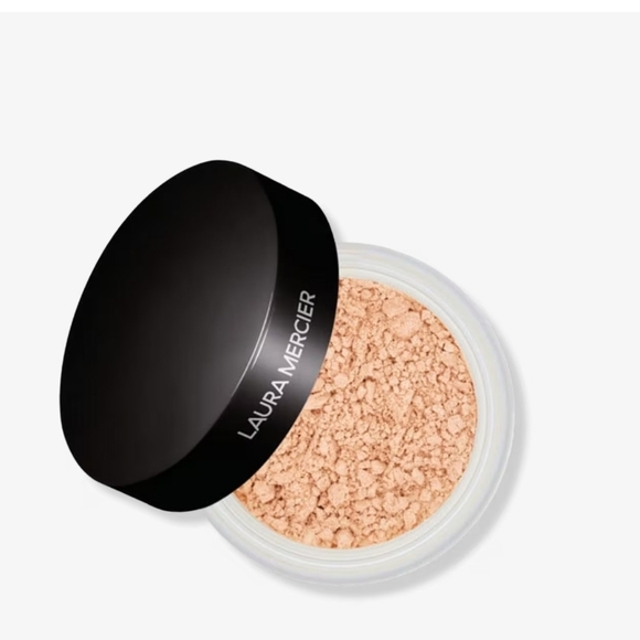 Laura Mercier Delux Mini Translucent Loose Setting Powder & Velour Puff New - Picture 2 of 12